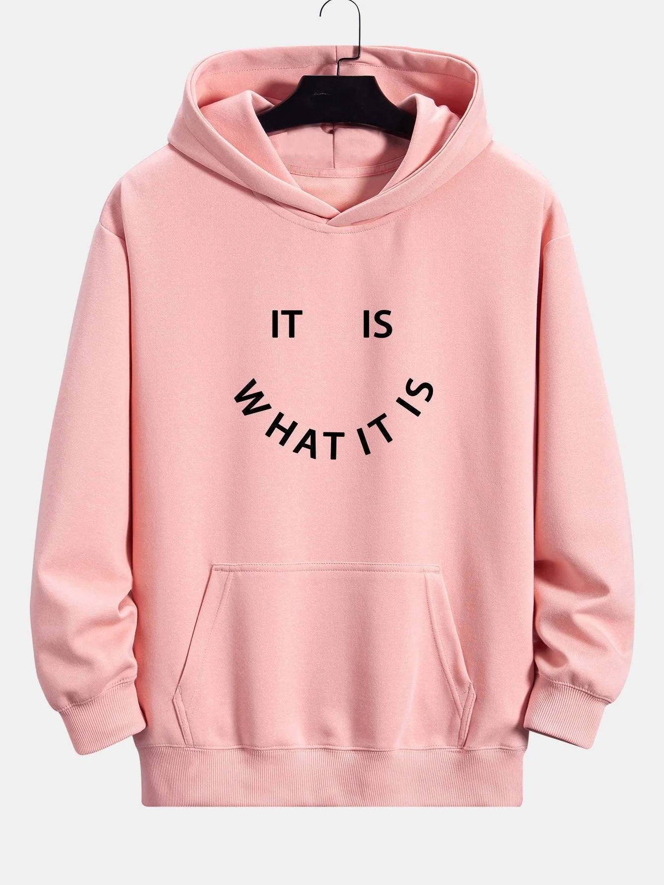 Aaron | It Is What It Is Print Relax Fit Hoodie - Image 3