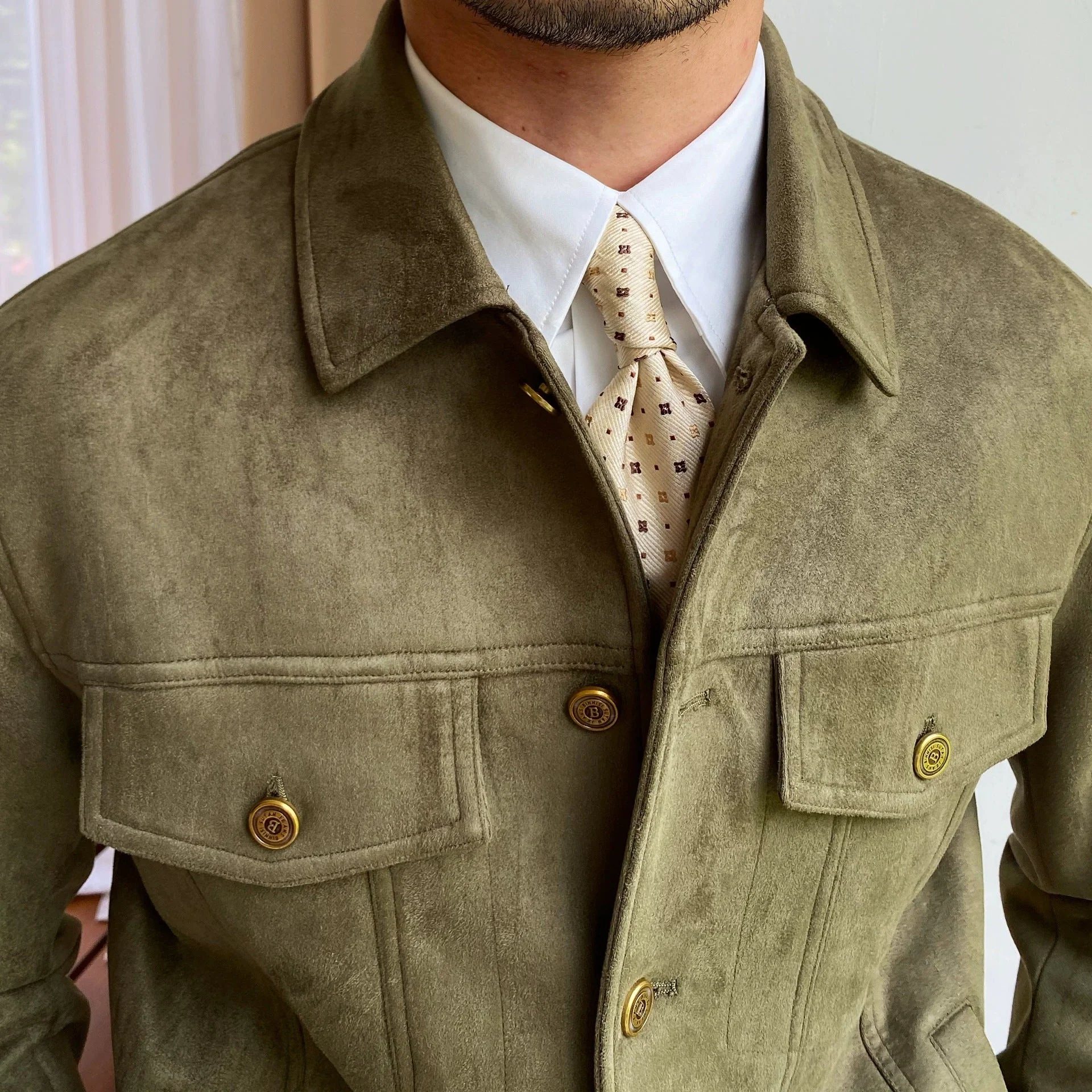Abdul® | Suede Utility Jacket - Image 5
