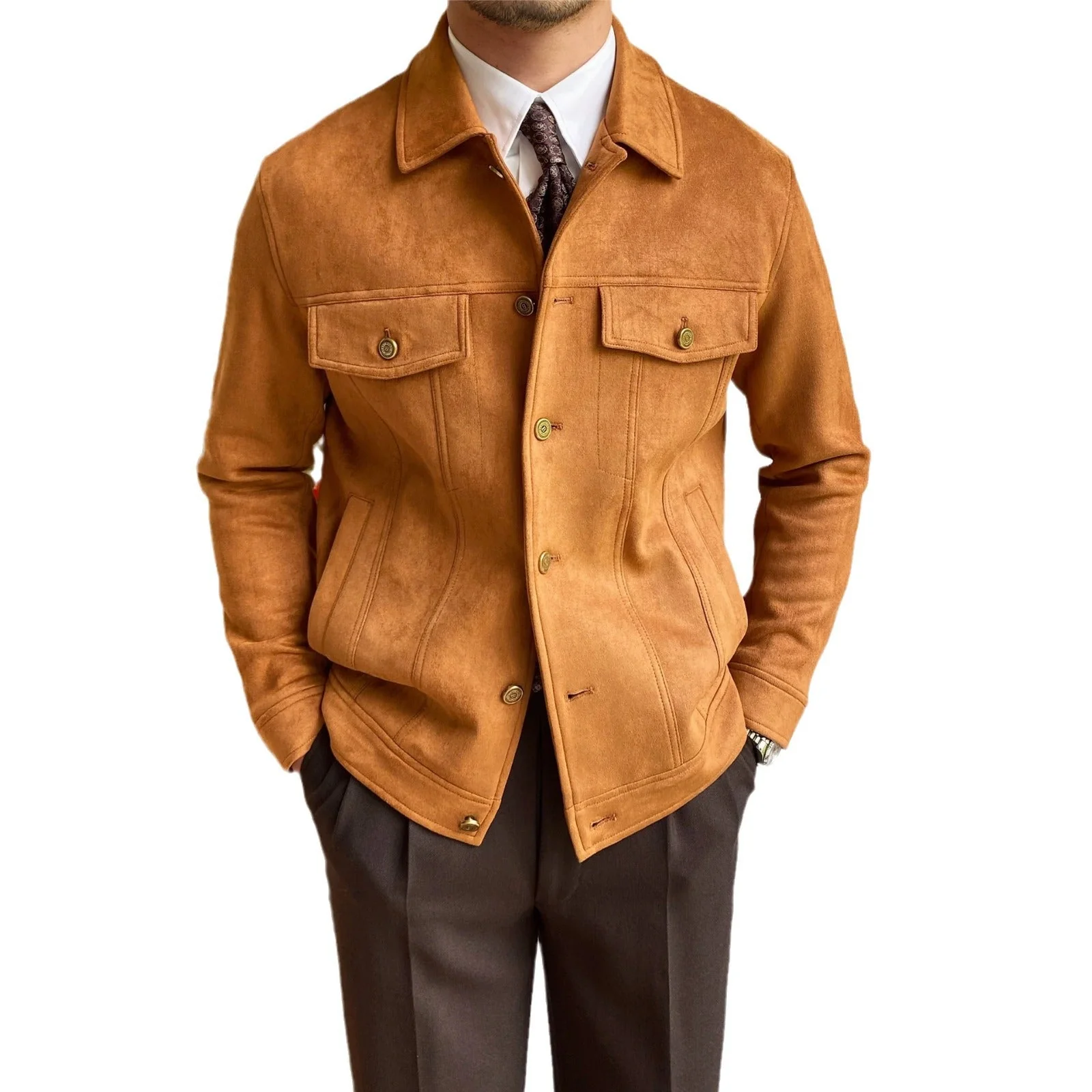 Abdul® | Suede Utility Jacket - Image 7