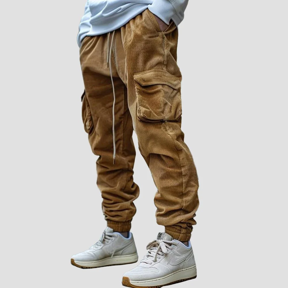 Acisclo® | Shoreditch Textured Corduroy Trousers - Image 5