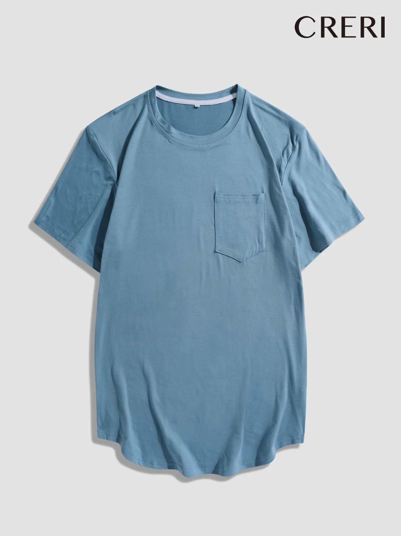 Adalberto® | Solid Color Basic T-Shirts With Pocket
