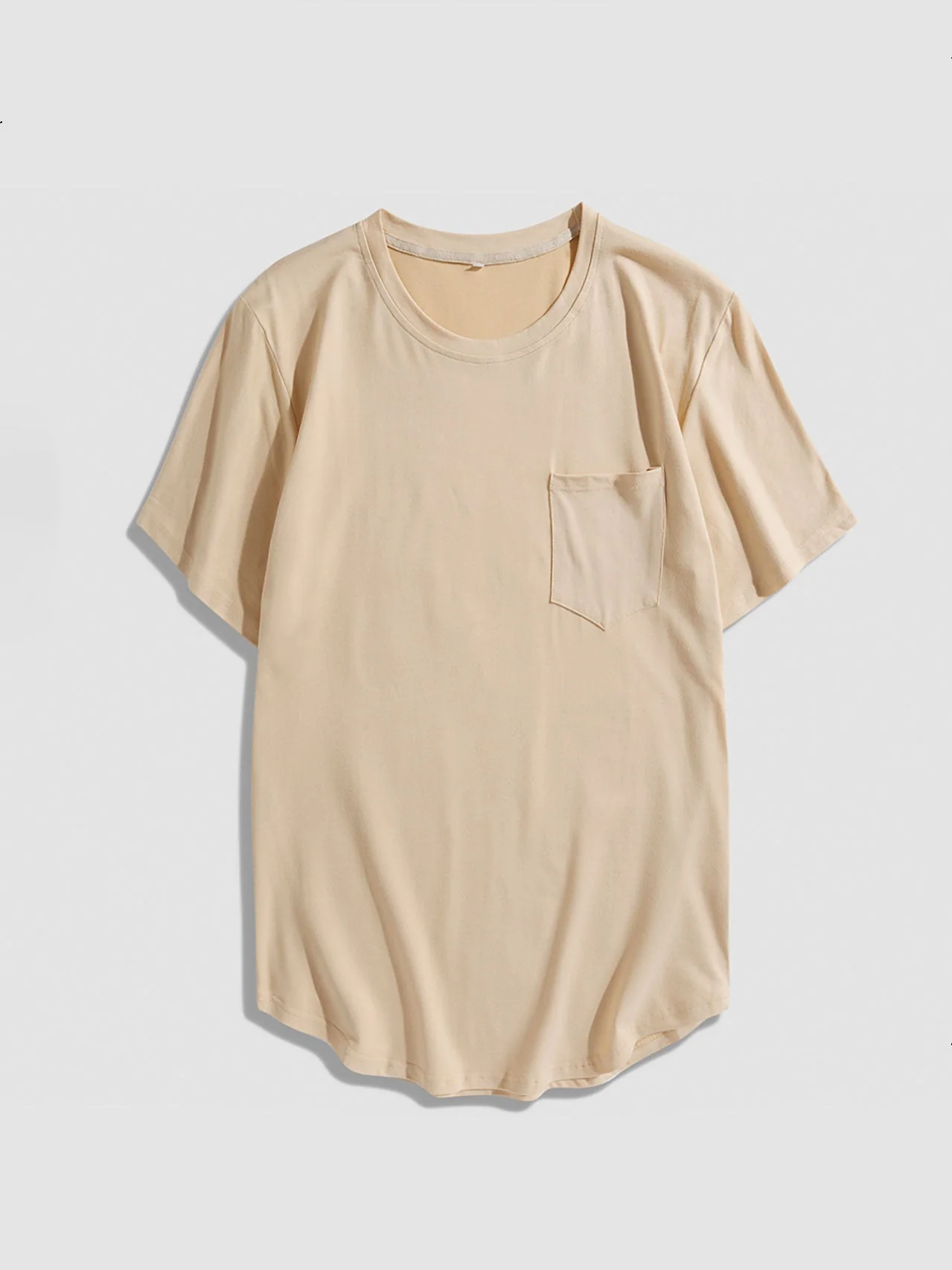 Adalberto® | Solid Color Basic T-Shirts With Pocket - Image 10
