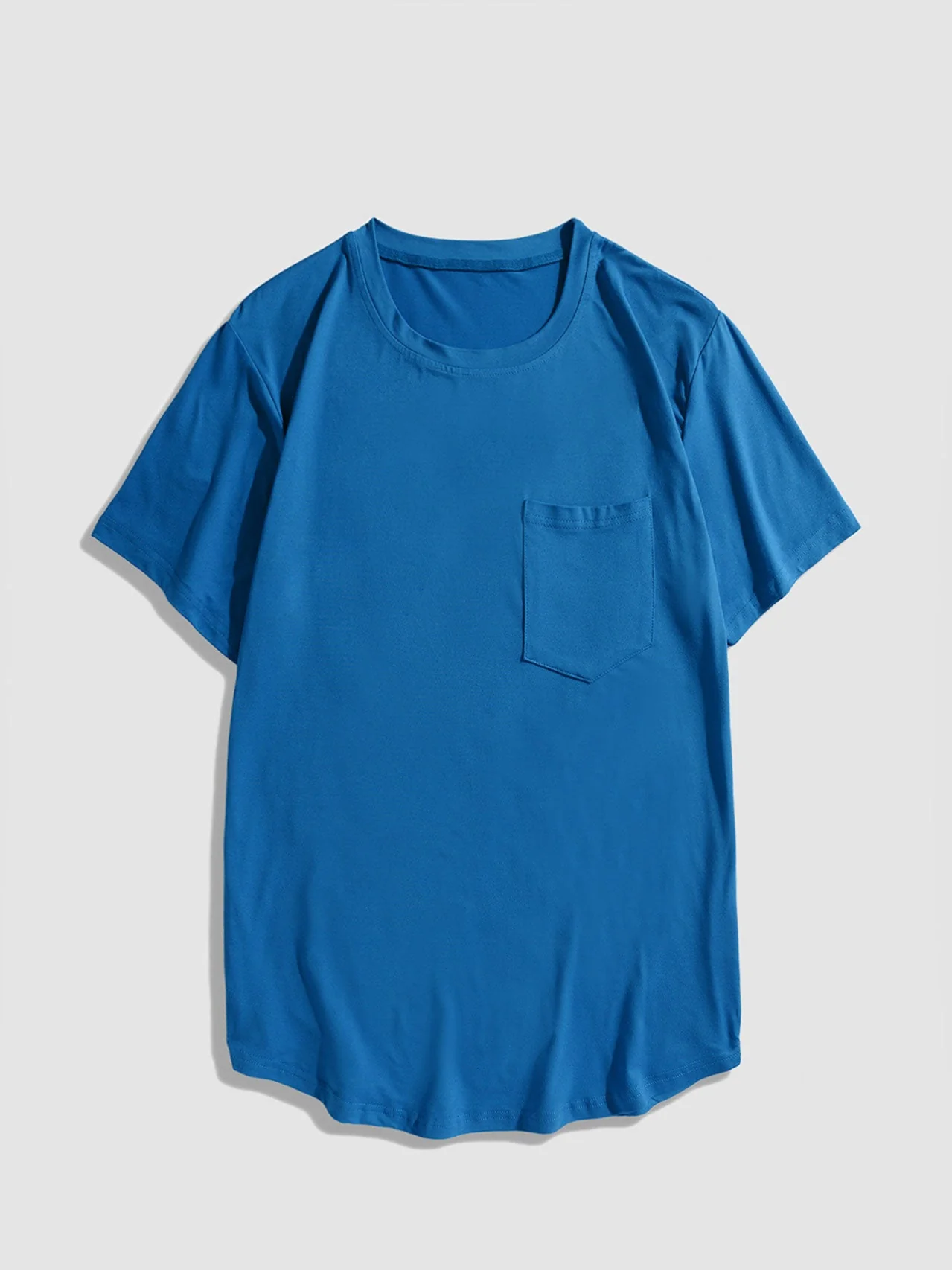 Adalberto® | Solid Color Basic T-Shirts With Pocket - Image 8