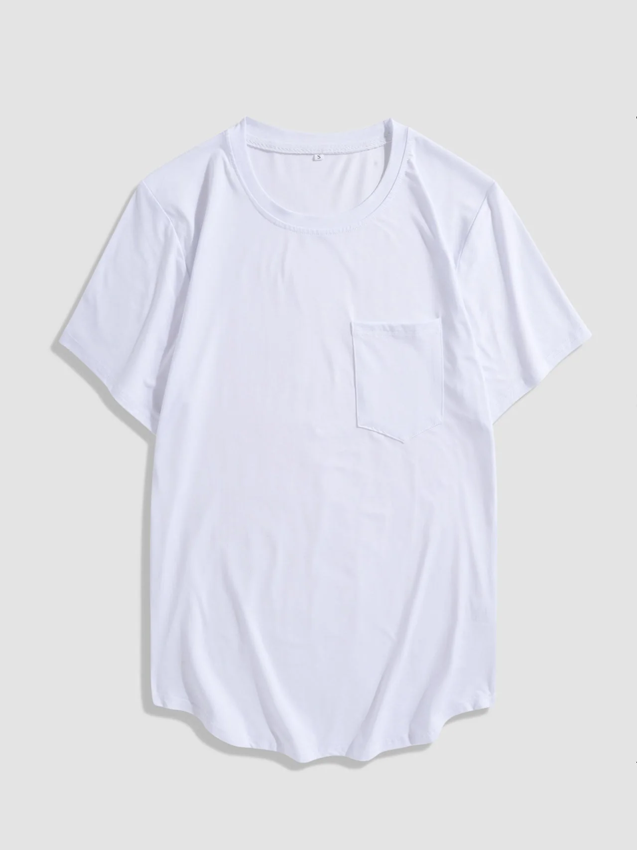 Adalberto® | Solid Color Basic T-Shirts With Pocket - Image 9