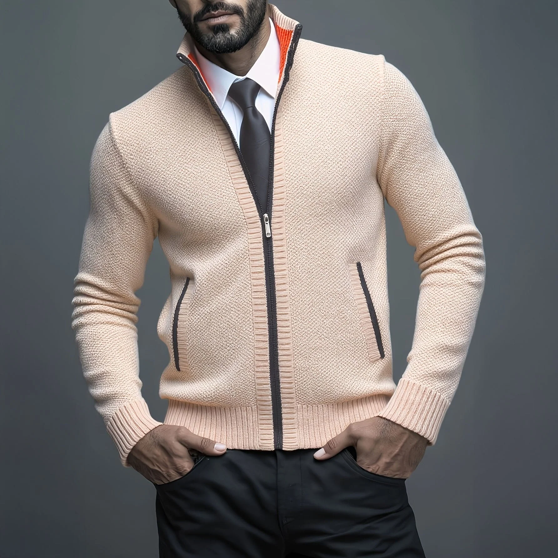 Adam | LUXURY MEN'S ZIP-UP VEST - Image 22