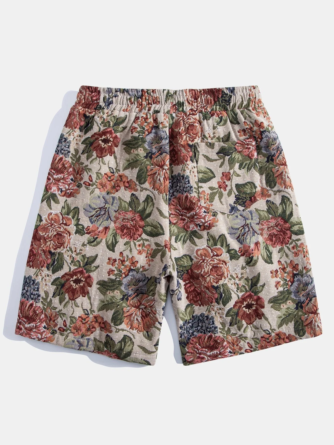 Addison® | Floral Jacquard Cuban Shirt & Shorts - Image 6