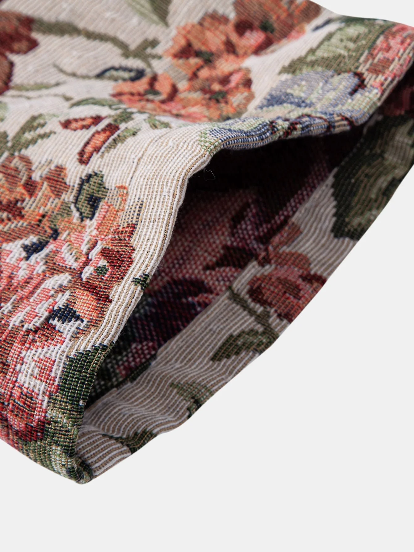 Addison® | Floral Jacquard Cuban Shirt & Shorts - Image 9