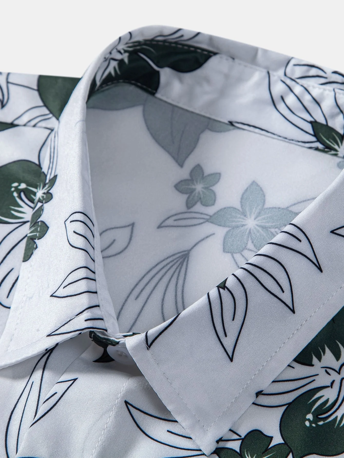 Adelard® | Floral Print Button Up Shirt & Swim Short - Image 10