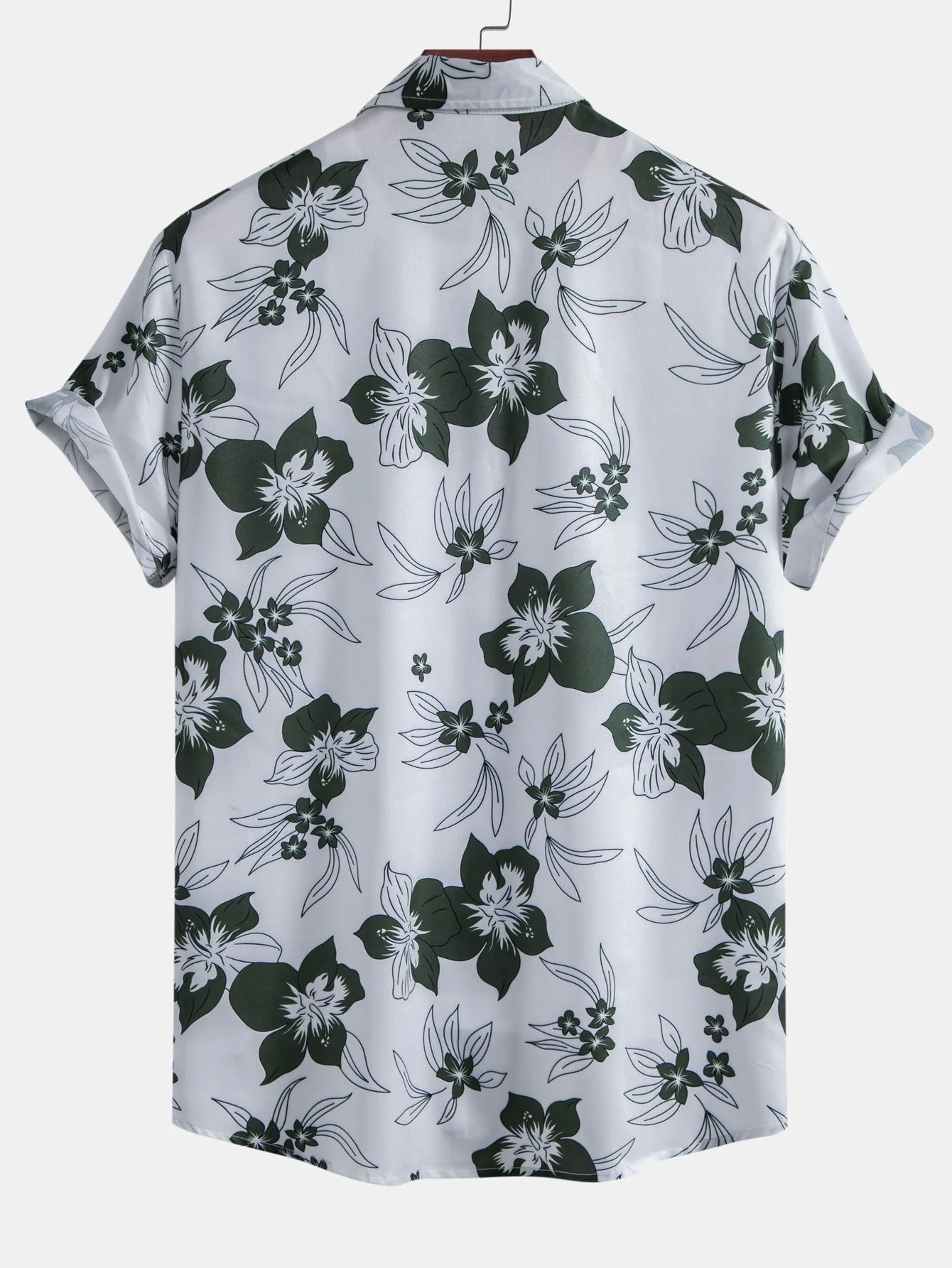 Adelard® | Floral Print Button Up Shirt & Swim Short - Image 3