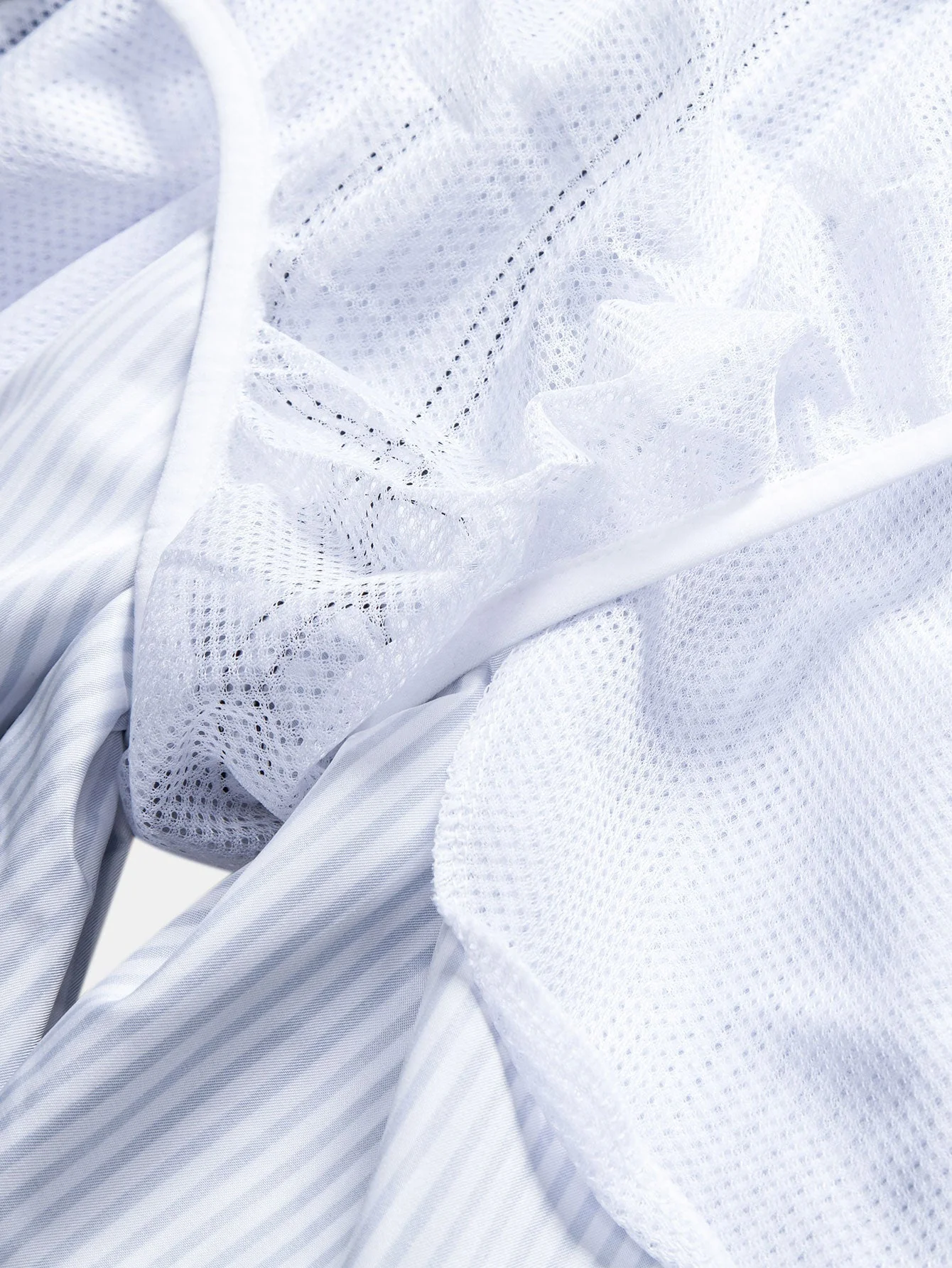 Admon® | Palm Tree Print Button Up Shirt & Stripe Print Swim Shorts - Image 10