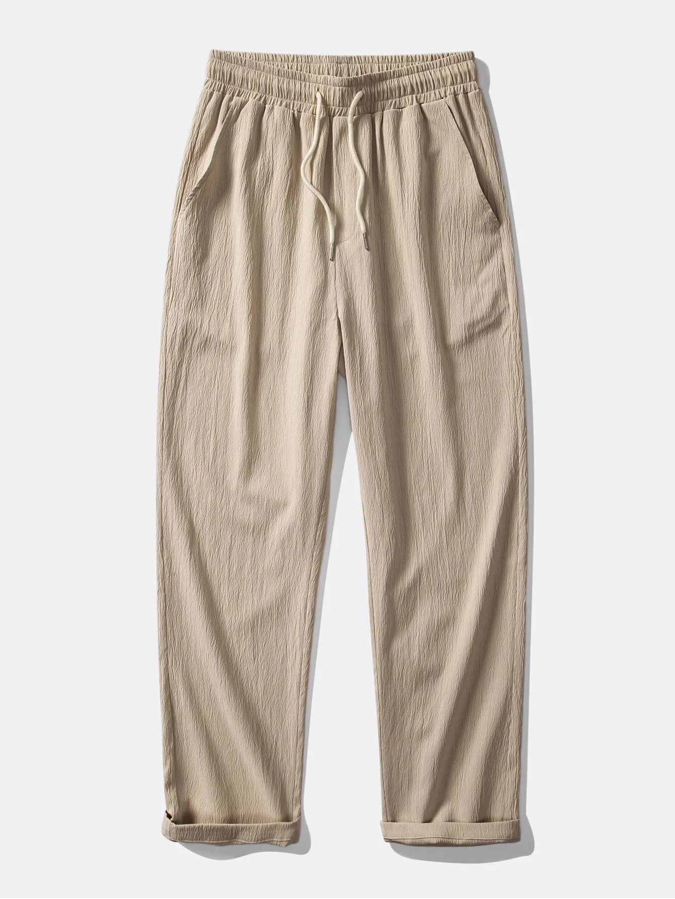 Aedon® | Textured Contrast Cuban Shirt & Straight Leg Pants - Image 17