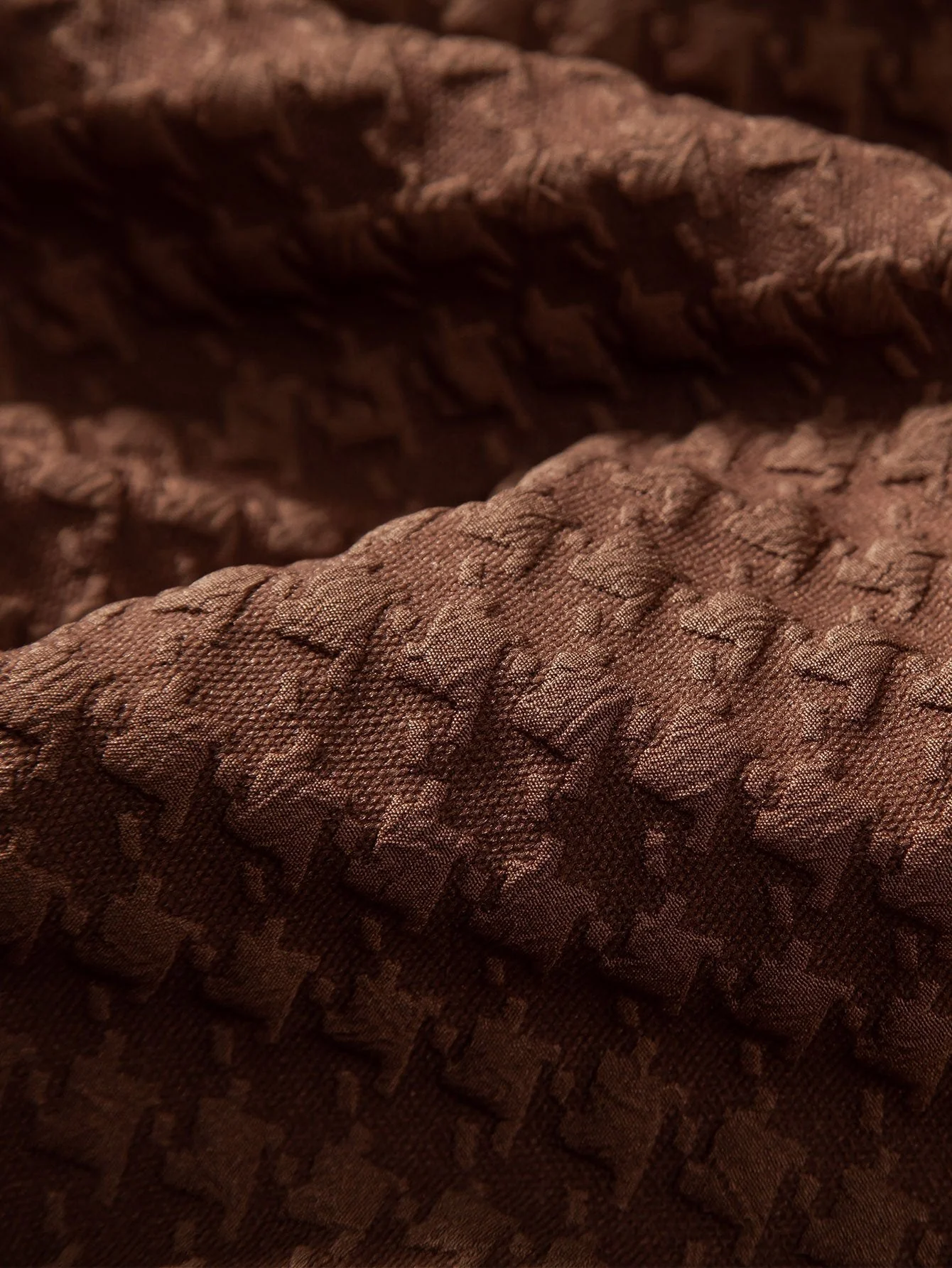 Aethelred® | Houndstooth Jacquard Cuban Shirt & Straight Leg Linen Pants - Image 12