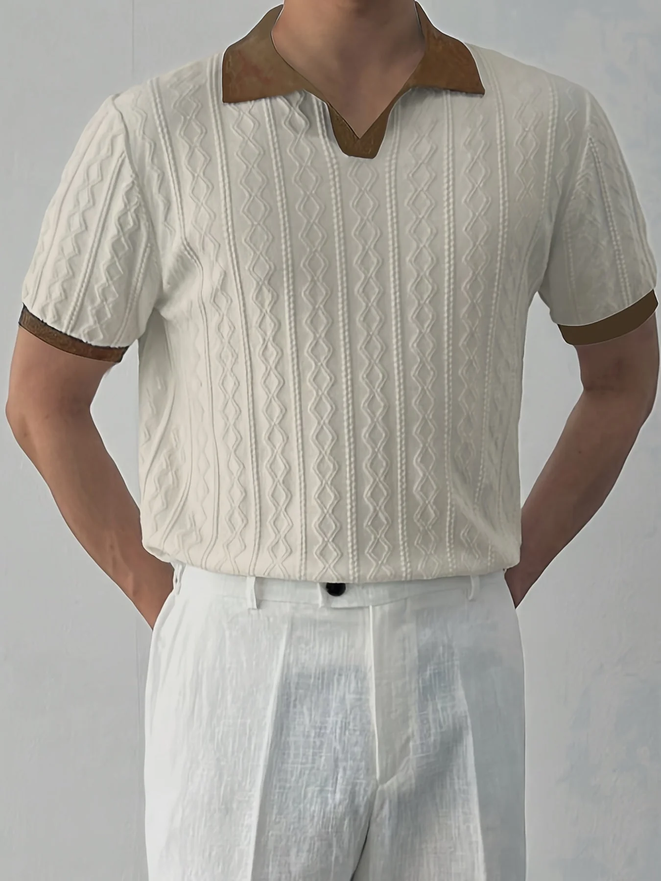 Agustín | Knit Polo Shirt – Old Money Shirts for Men - Image 5