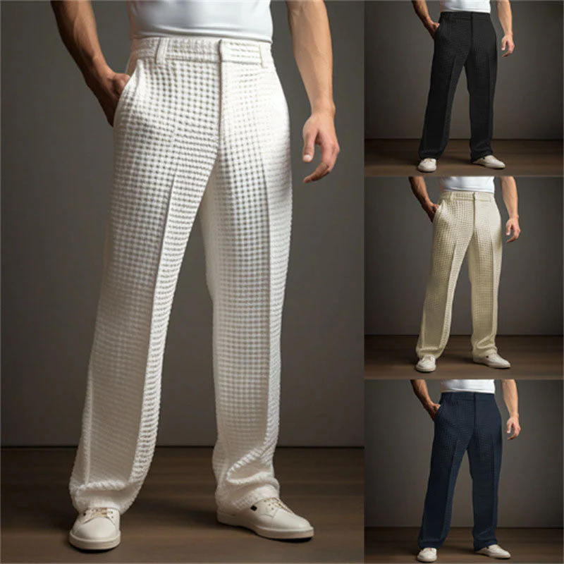 Agustino® | Brooks Waffle-Knit Trousers - Image 5