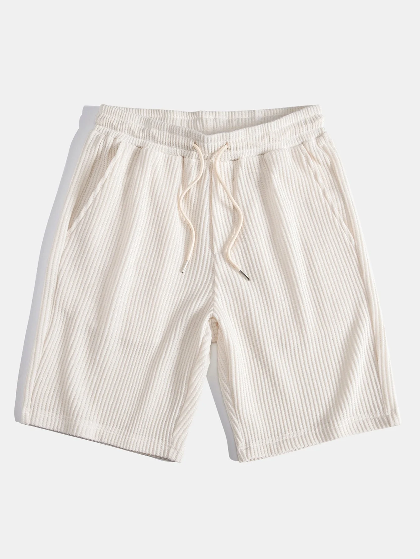 Ahimelech® | Waffle Button Up Shirt & Drawstring Waffle Shorts - Image 17