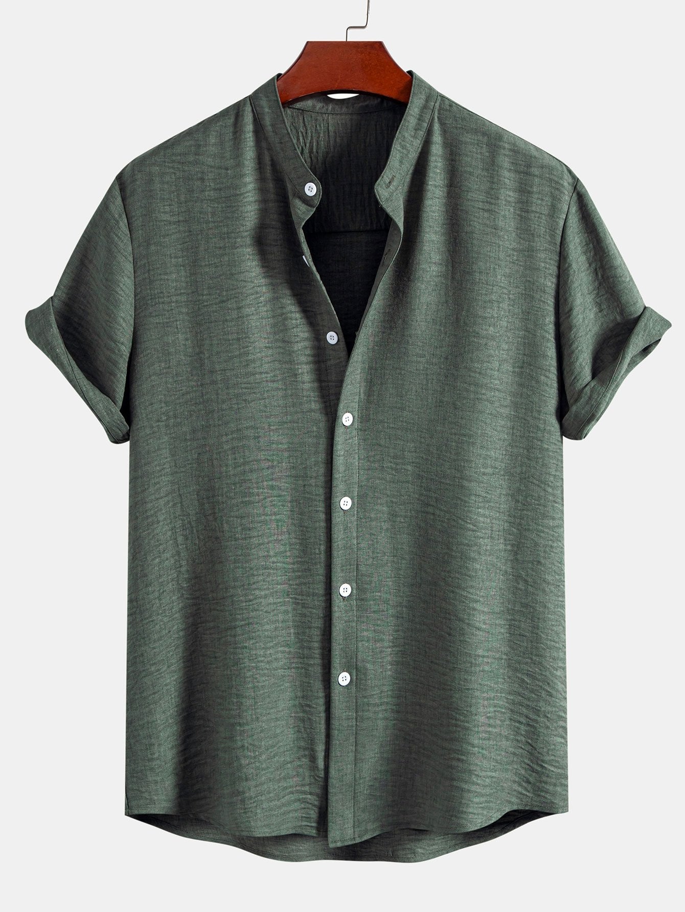 Ainsley® | Stand Collar Textured Shirt - Image 5