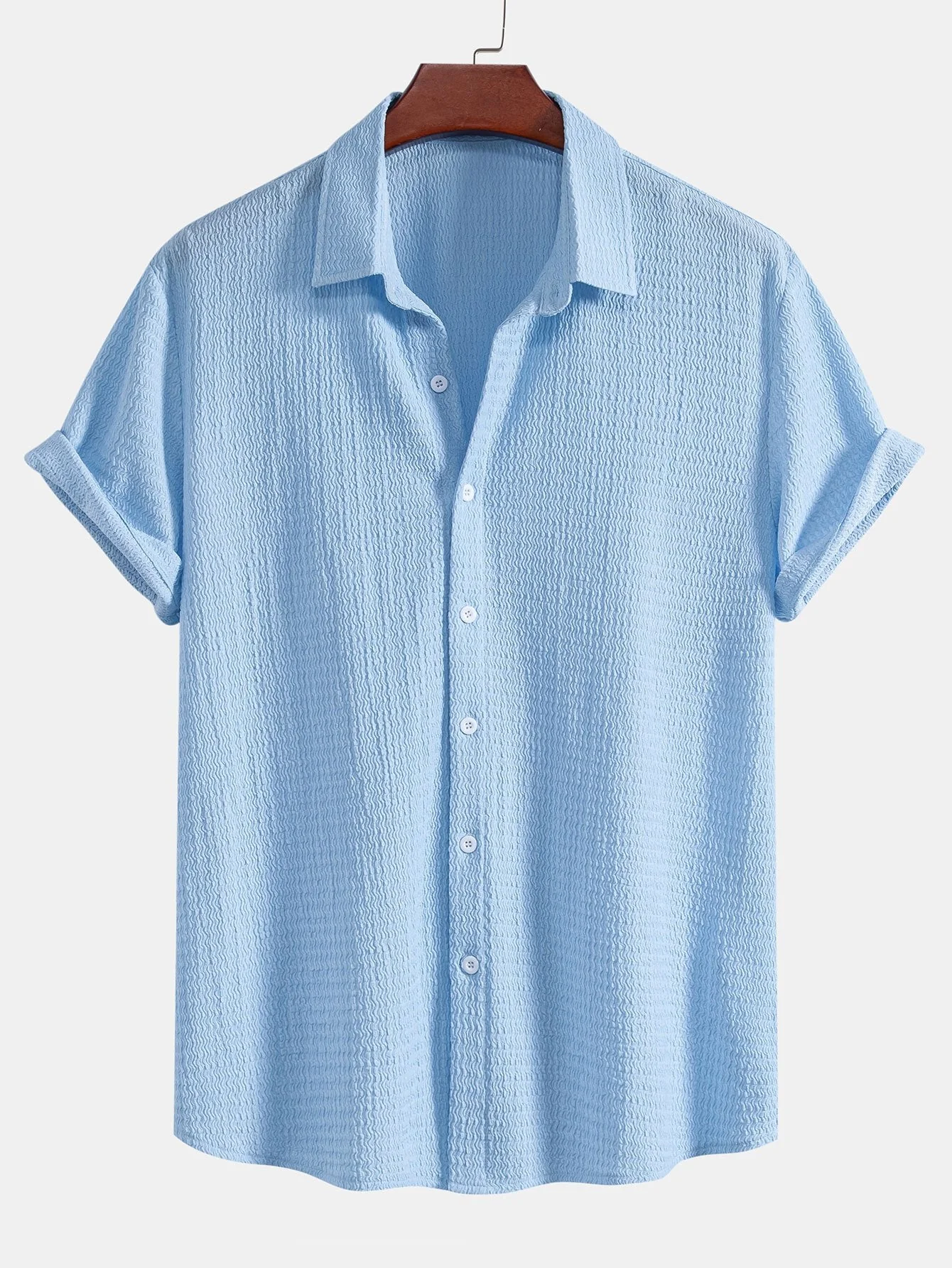 Akilles® | Textured Button Up Shirt
