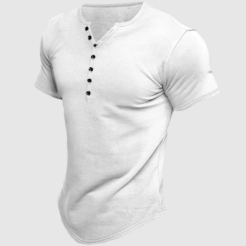 Albertico® | Alexander Heliot Boss Henley T-Shirt - Image 4