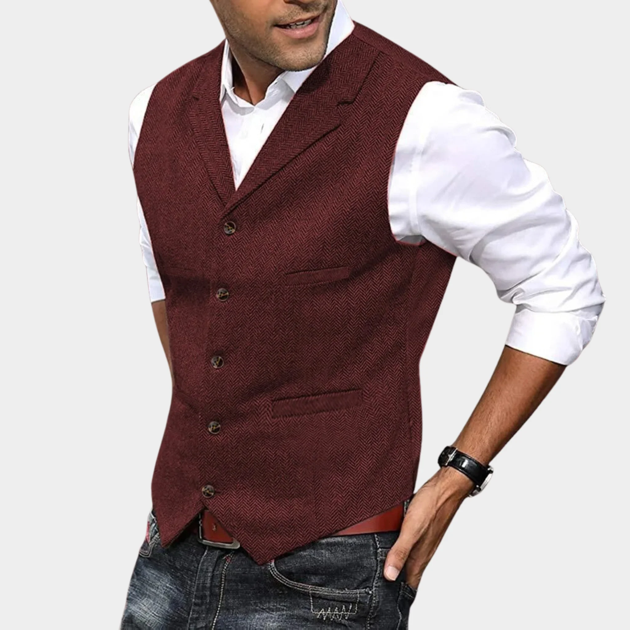 Albertino® | WINSTON｜Luxurious waistcoat for men - Image 2