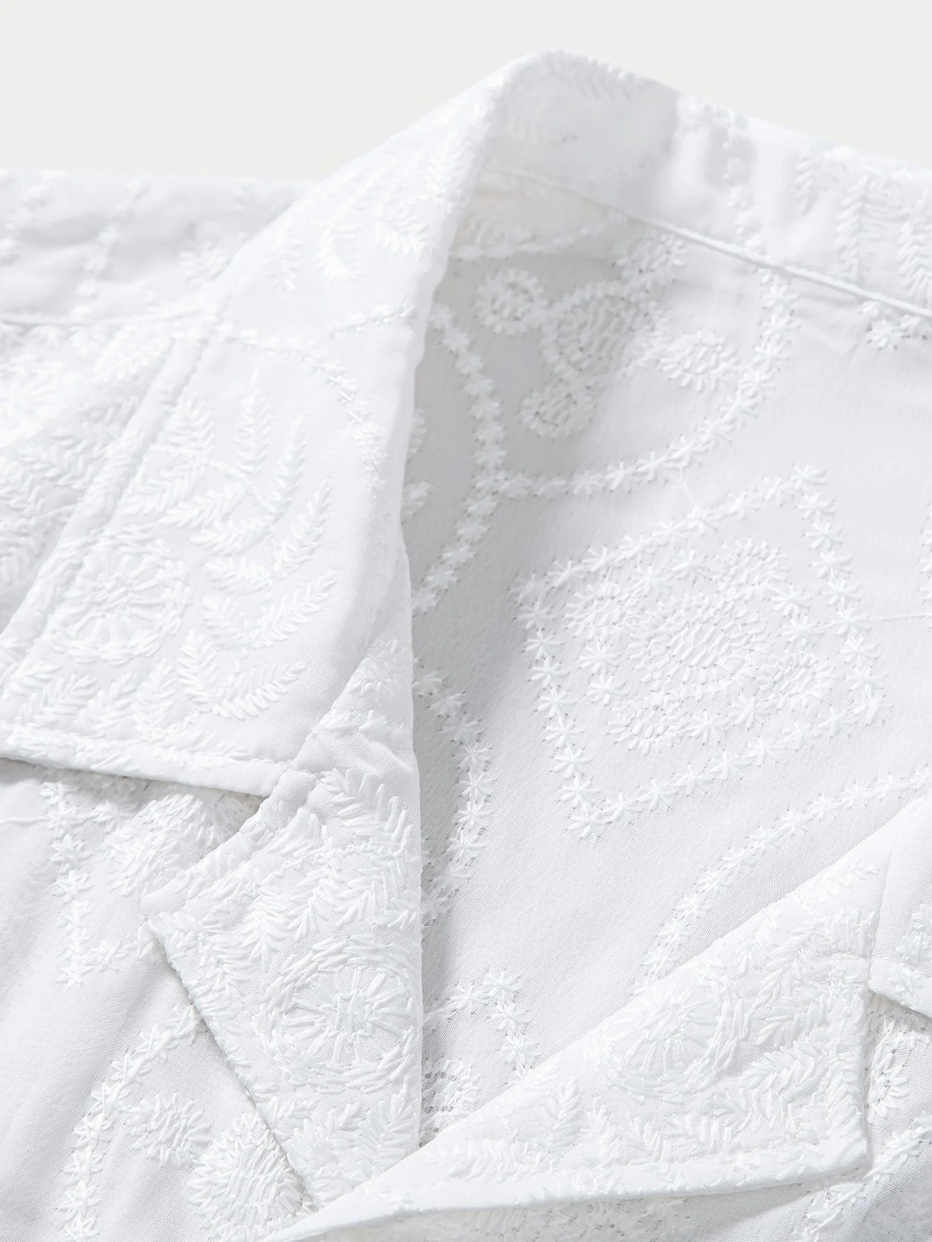 Aldar® | Embroidered Floral Cuban Shirt - Image 3