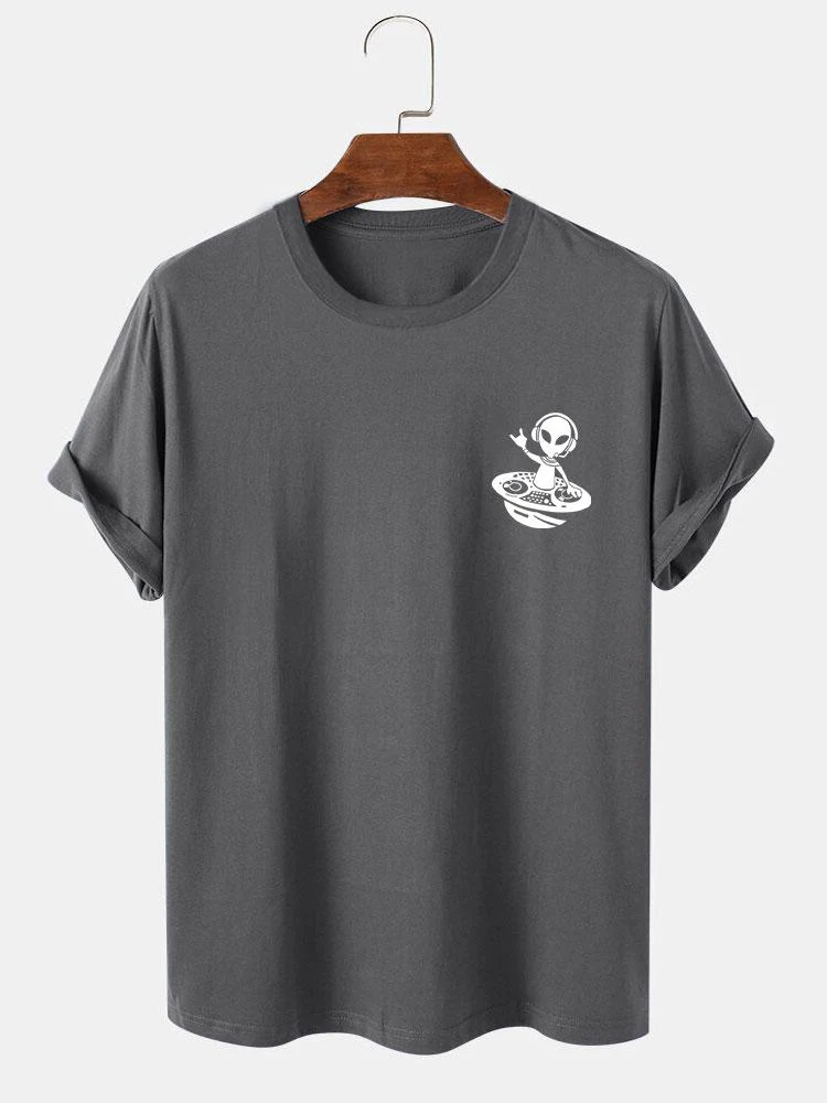 Aldegund® | Alien Print T-Shirt - Image 2