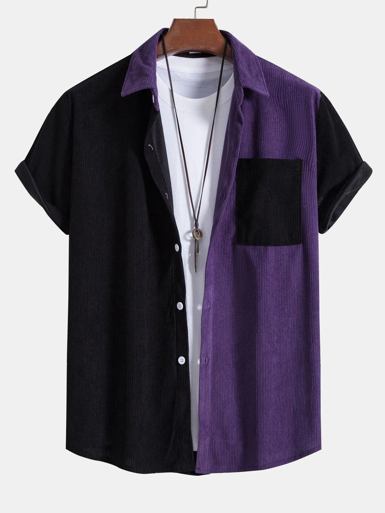 Alder® | Two Tone Corduroy Shirt - Image 6