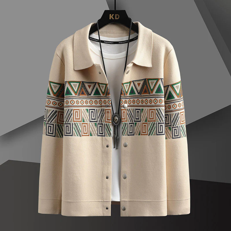 Alejandro® | Mosaic Collar Knit Jacket