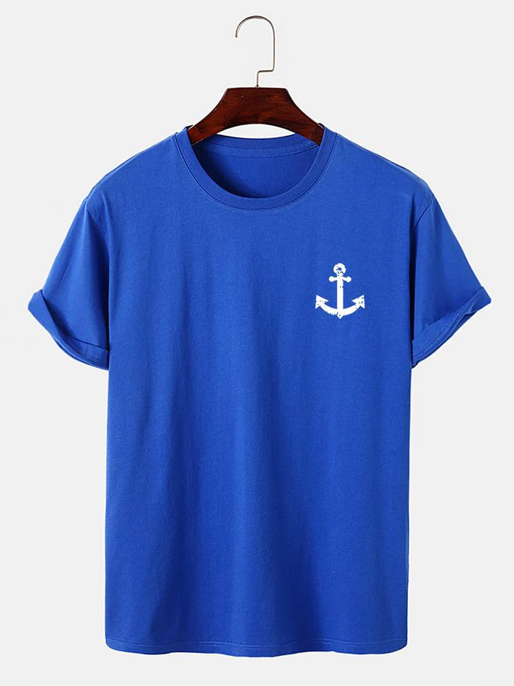 Aleron® | Anchor Print T-Shirt - Image 10