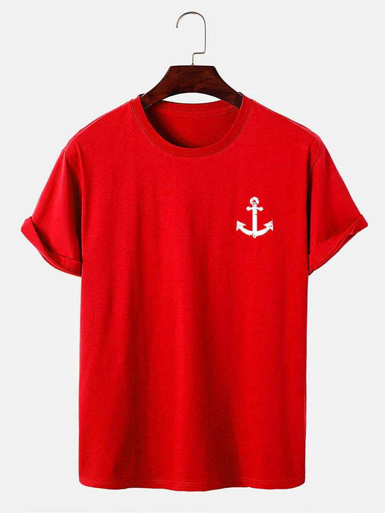 Aleron® | Anchor Print T-Shirt - Image 8