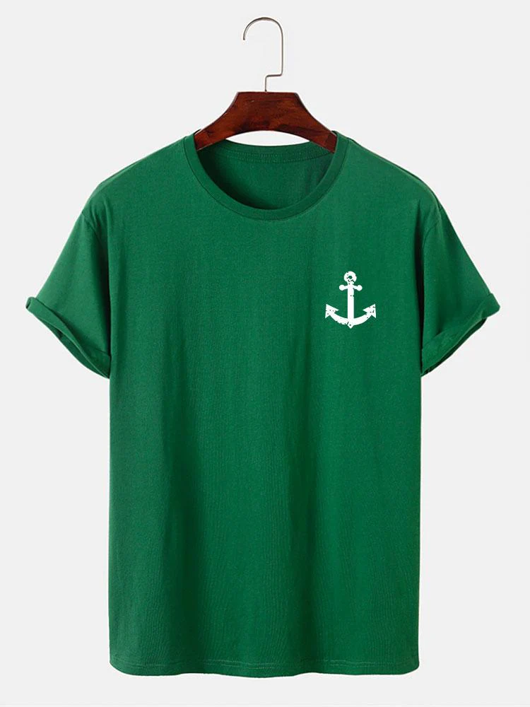 Aleron® | Anchor Print T-Shirt - Image 9