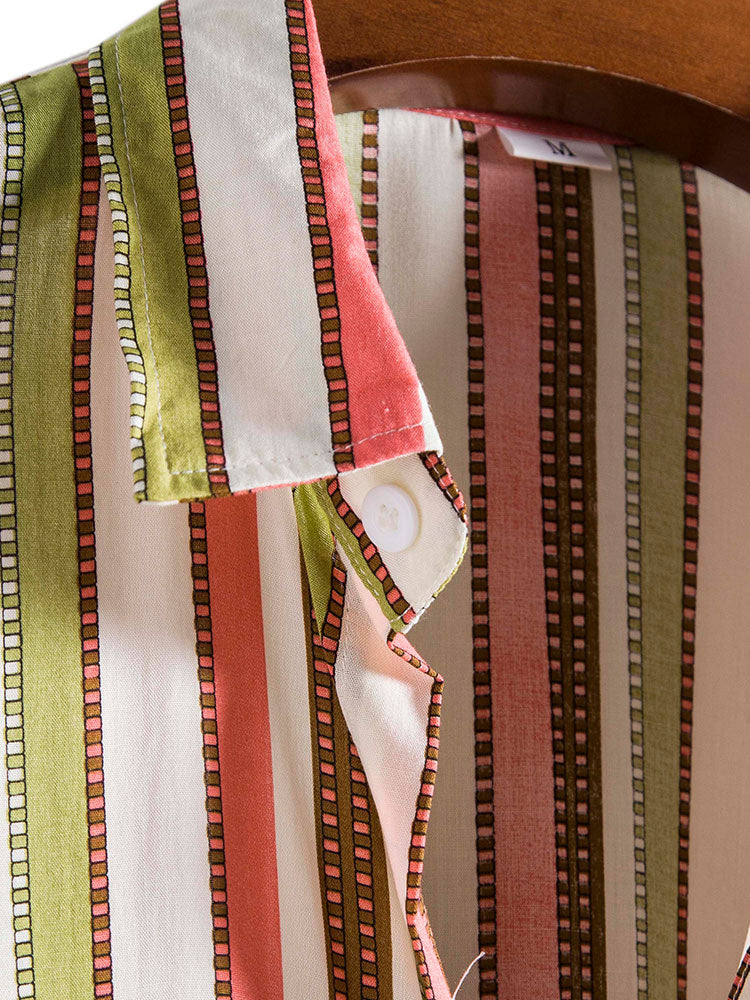 Alesander® | Colorful Striped Shirt - Image 3