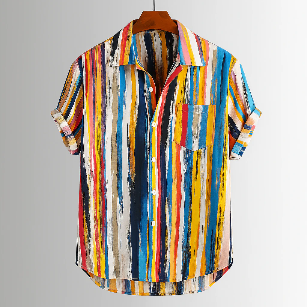Alexander® | Abstract Artisan Print Shirt