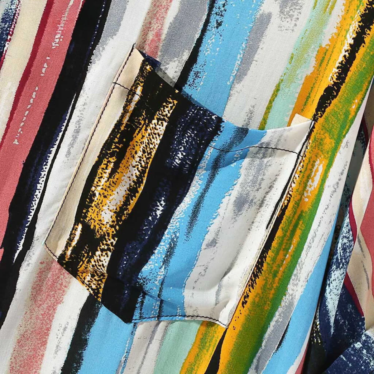 Alexander® | Abstract Artisan Print Shirt - Image 4