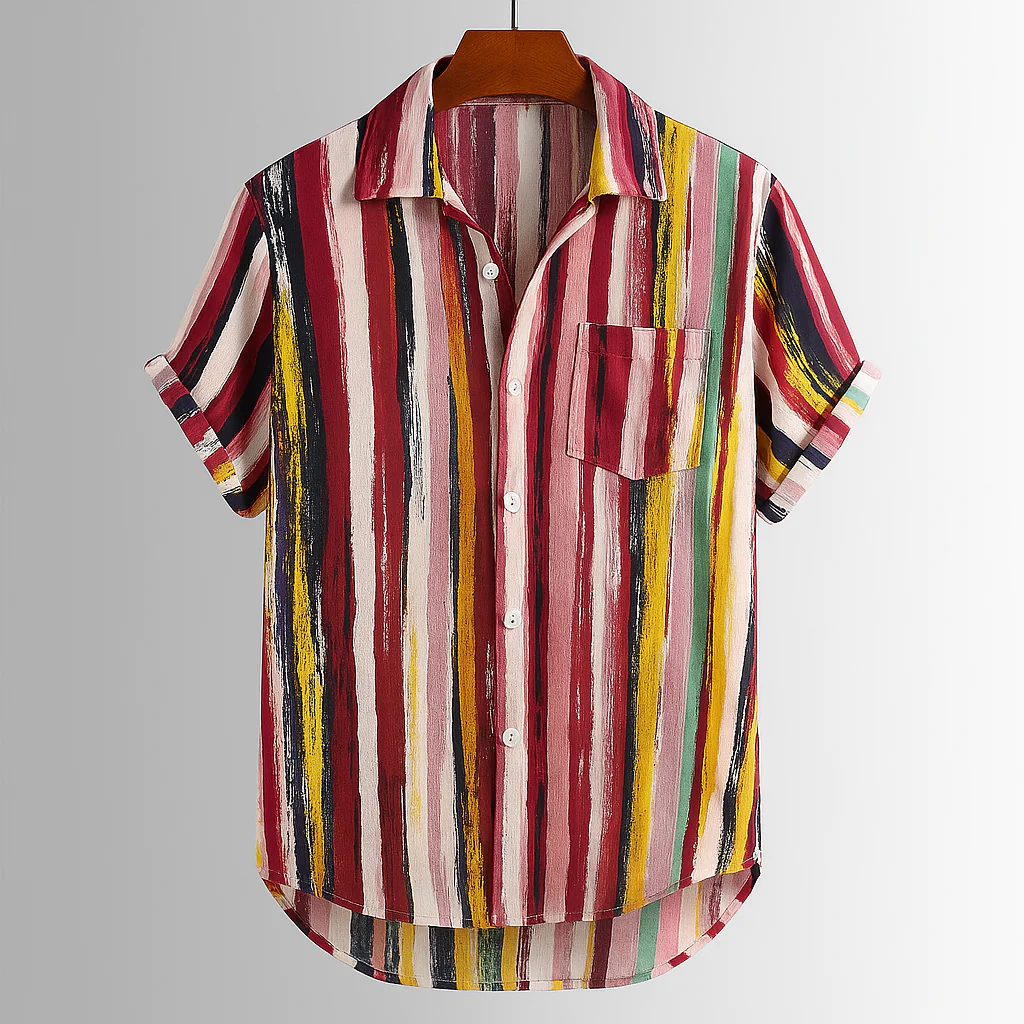 Alexander® | Abstract Artisan Print Shirt - Image 5