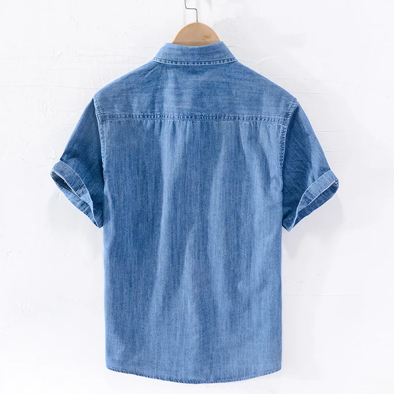 Alexander | Short Sleeved Denim Shirt - Image 3
