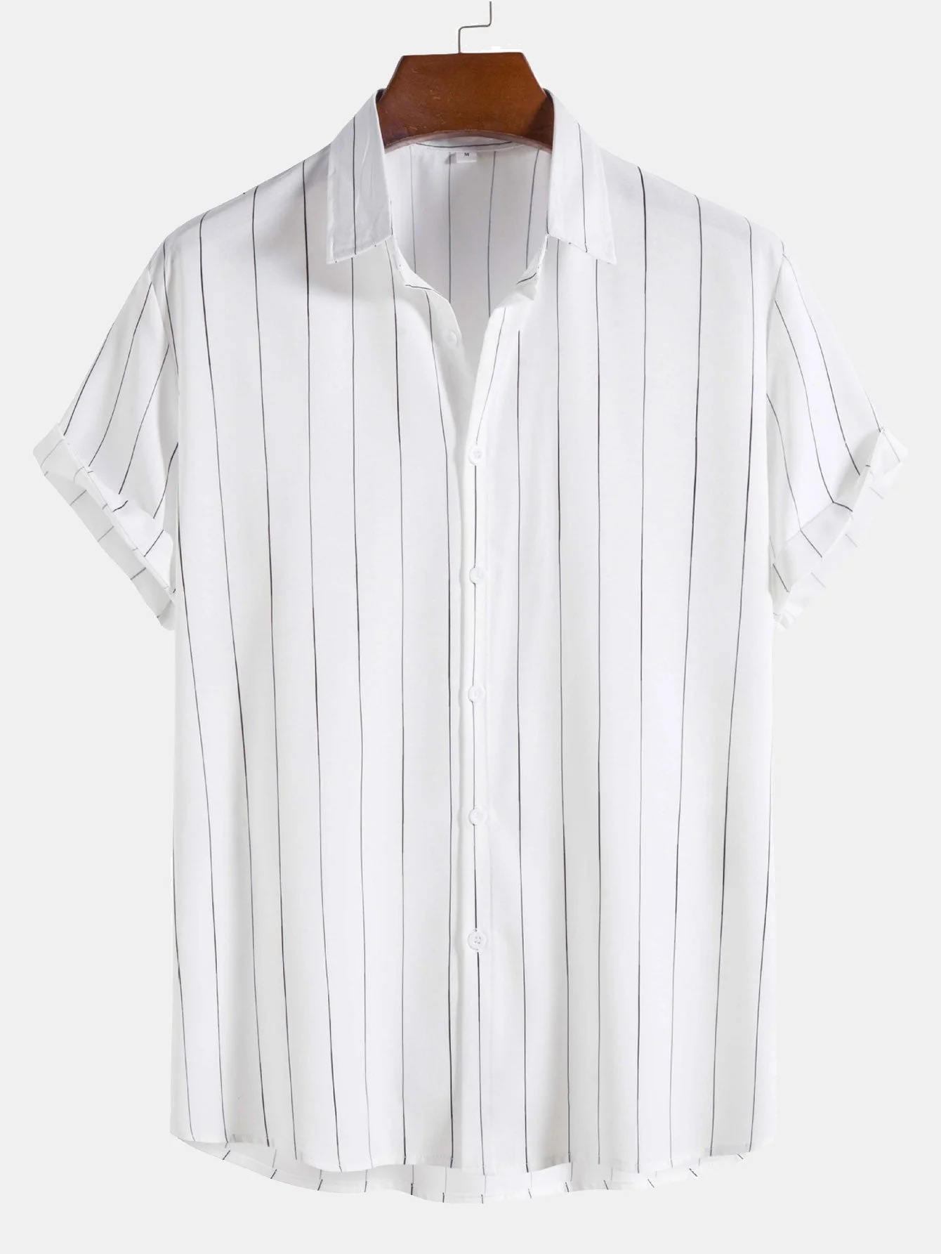 Alexandros® | Striped Button Up Shirt - Image 3