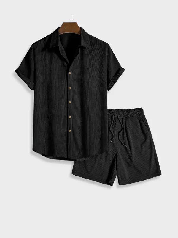 Alfie® | Corduroy Summer Set With Buttons - Image 2