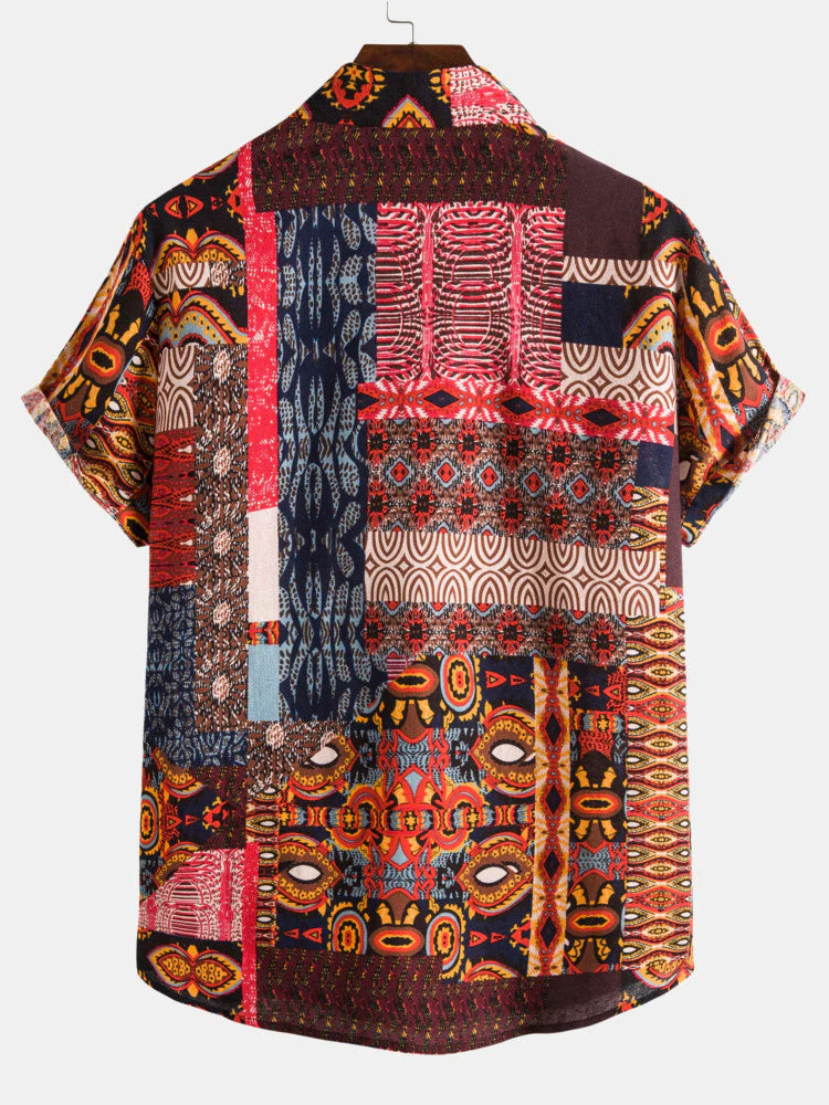 Alfonzo® | Ethnic Pattern Cotton Shirts - Image 2