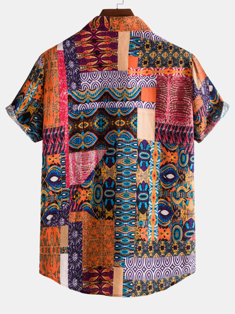 Alfonzo® | Ethnic Pattern Cotton Shirts - Image 6