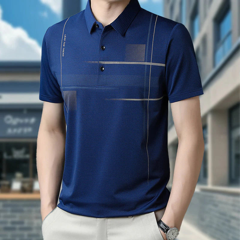 Alistair® | Loose, Cool And Breathable T-Shirt With Revere Collar For Men - Image 6