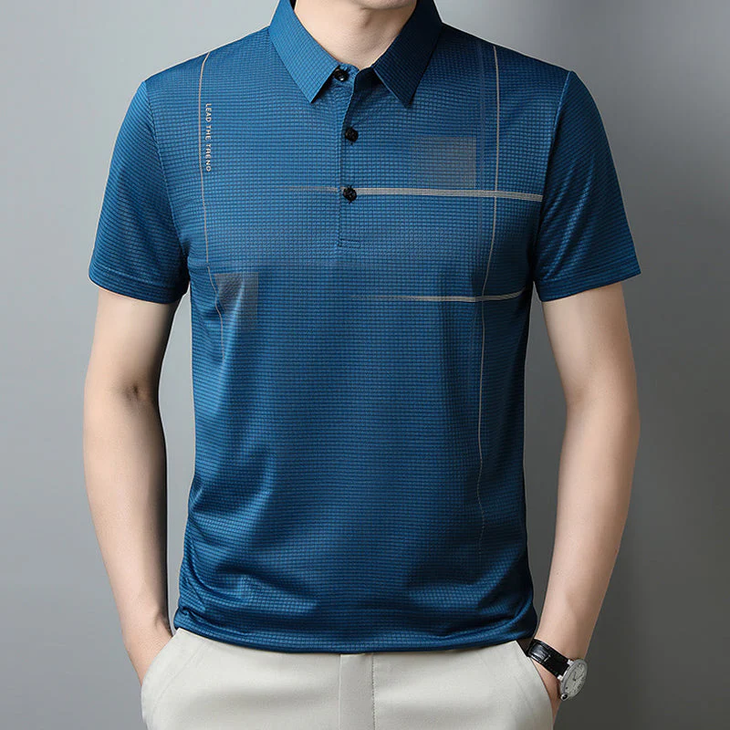 Alistair® | Loose, Cool And Breathable T-Shirt With Revere Collar For Men - Image 9
