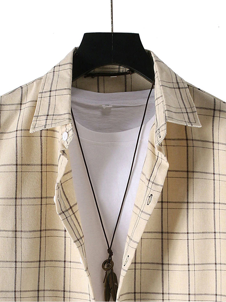 Allah® | Plaid Button Up Shirt - Image 3