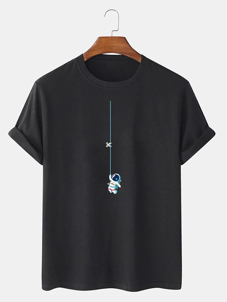 Allyn® | Astronaut On A String Print T-Shirt