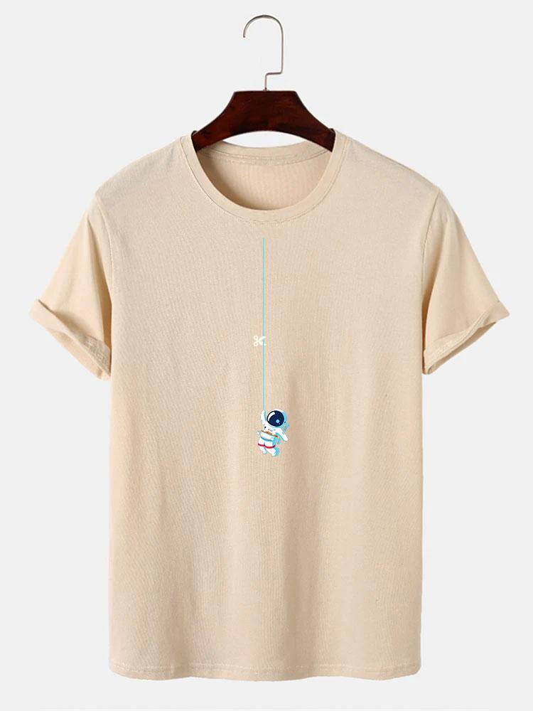 Allyn® | Astronaut On A String Print T-Shirt - Image 4