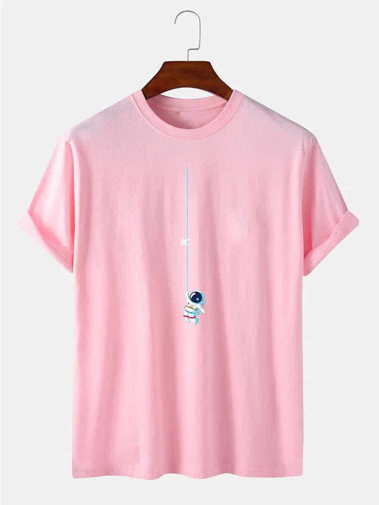 Allyn® | Astronaut On A String Print T-Shirt - Image 7