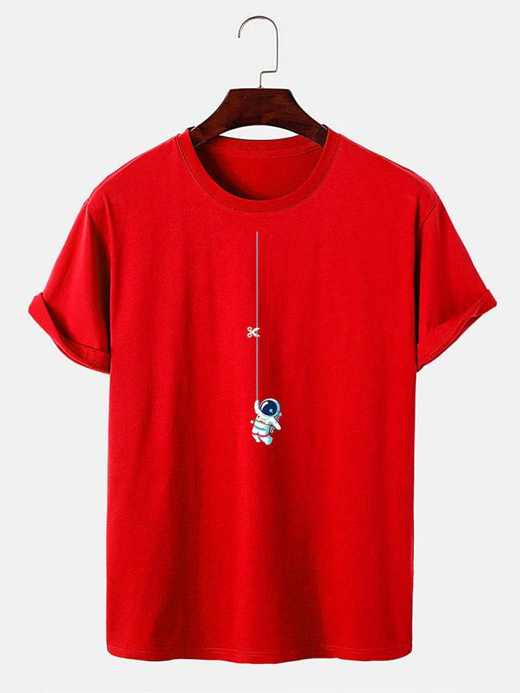 Allyn® | Astronaut On A String Print T-Shirt - Image 9