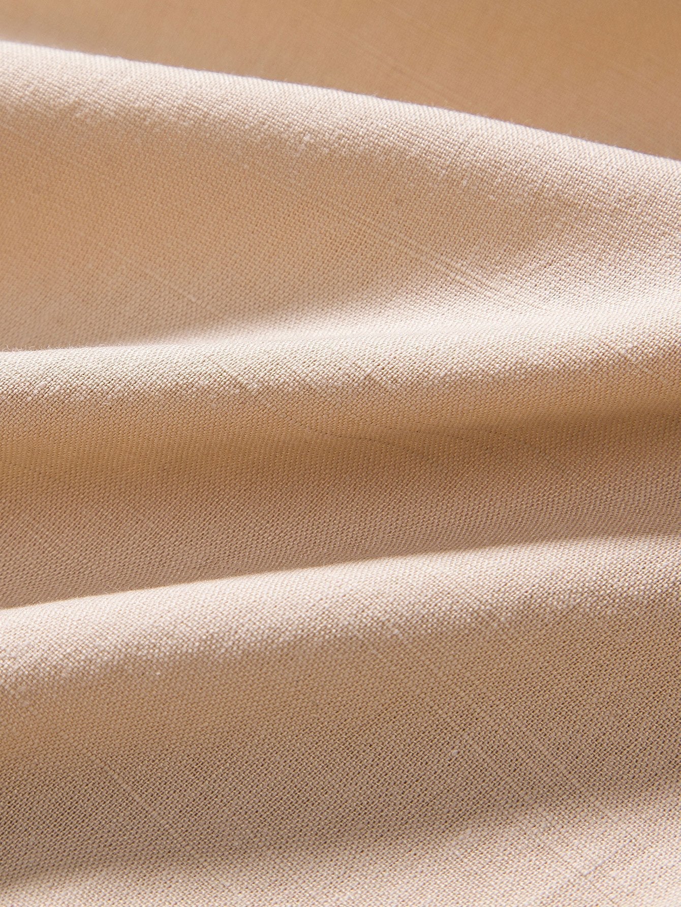 Altiok® | Linen Look Cotton Blend Stand Collar Shirt - Image 8
