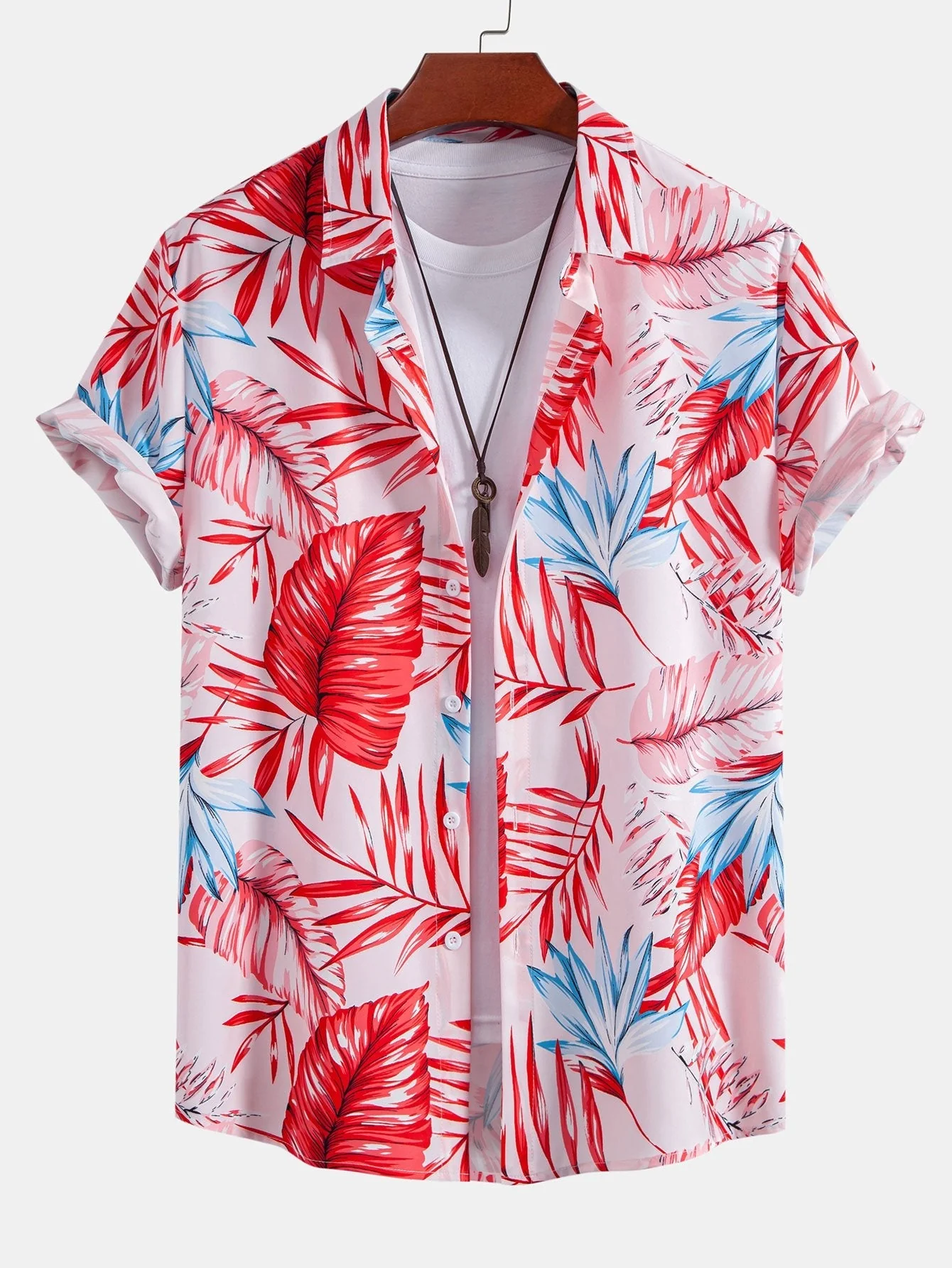 Alven® | Tropical Print Button Up Shirt
