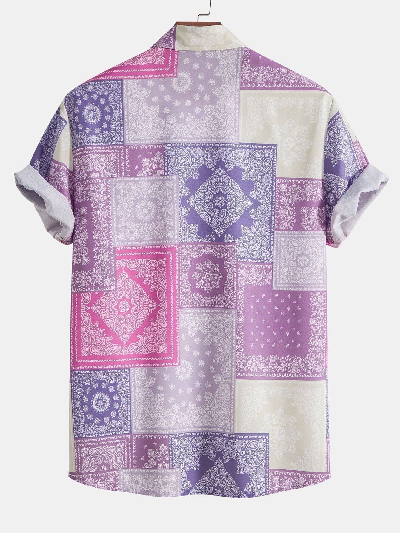 Amato® | Paisley Patchwork Print Shirt - Image 2