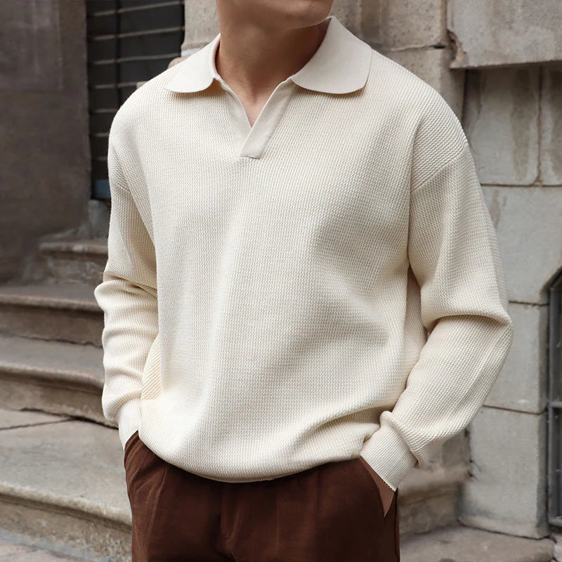 Ambros® | BUSAN Old Money V-Neck Polo - Image 6